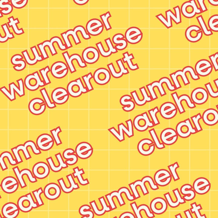 Our Summer Warehouse Clearout breaks all the rules - why we're doing it anyway