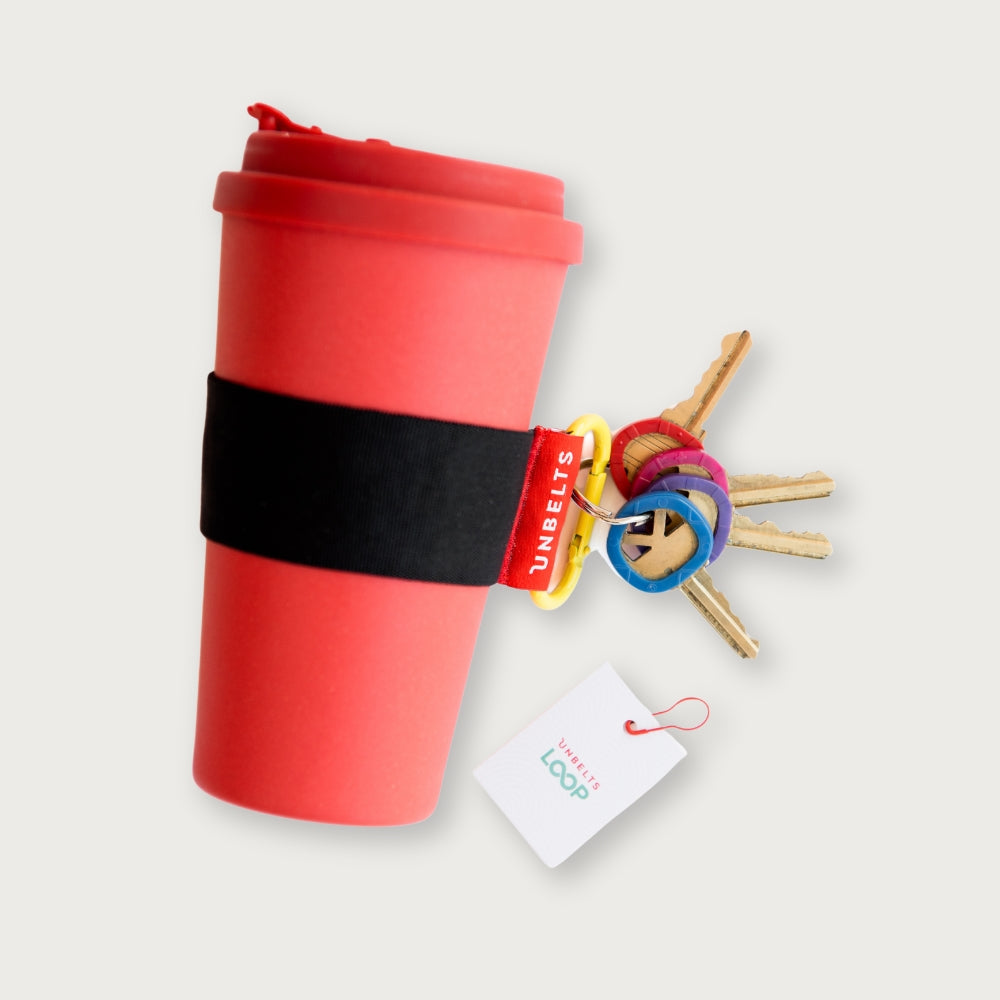 Double-Duty Key Fob & Coffee Sleeve